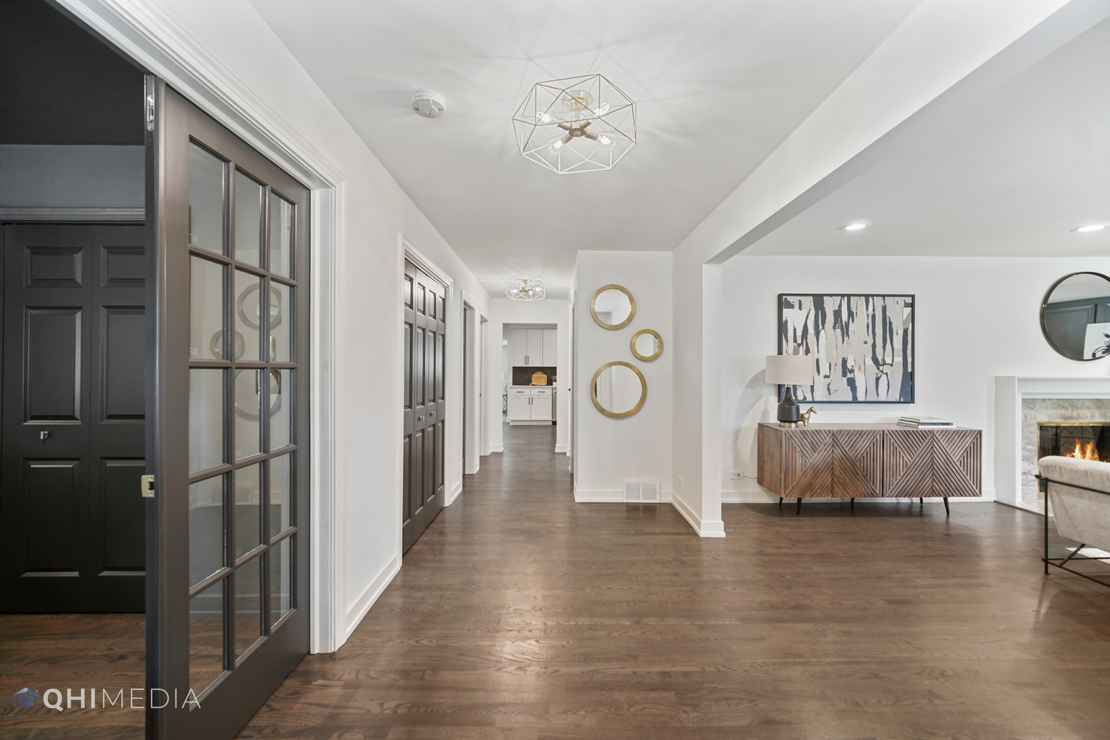 1801 Orchard Road Wheaton, IL 60189 - Photo 2 of 41 a living room with furniture and a flat screen tv