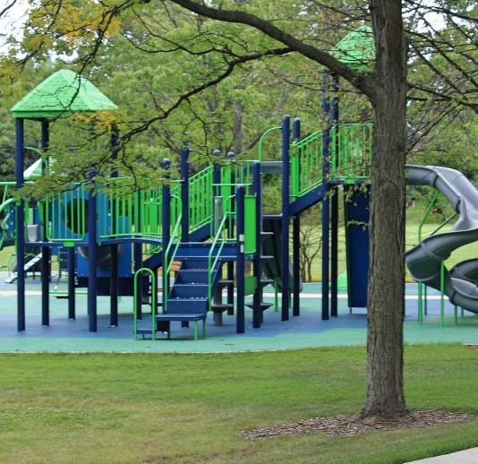 1801 Orchard Road Wheaton, IL 60189 - Photo 41 of 41 a view of a park with plants and a bench