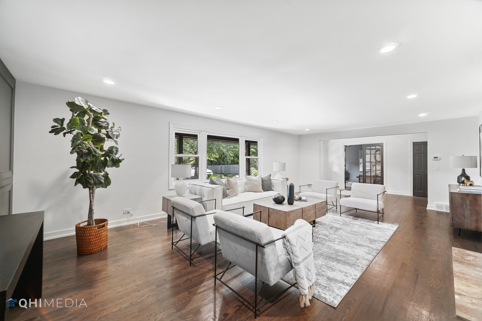 1801 Orchard Road Wheaton, IL 60189 - Photo 10 of 41 a living room with furniture plant and a large window