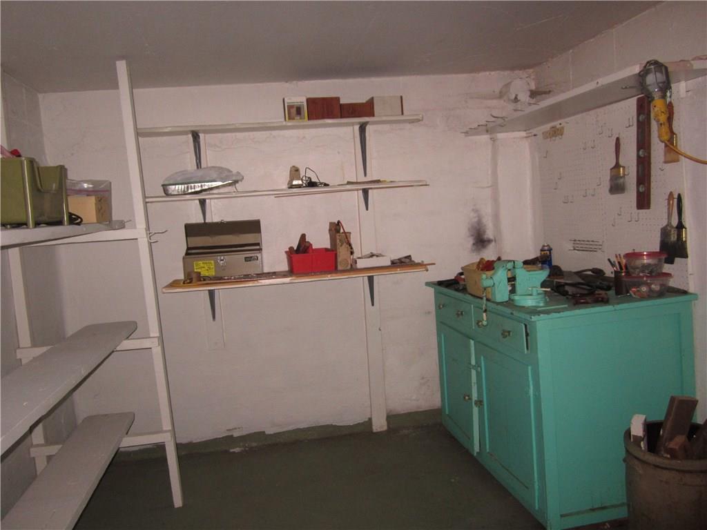 180 Walnut Ridge Road Charleroi, PA 15022 - Photo 22 of 25 This basement space is a great workshop and pantry/storage area.