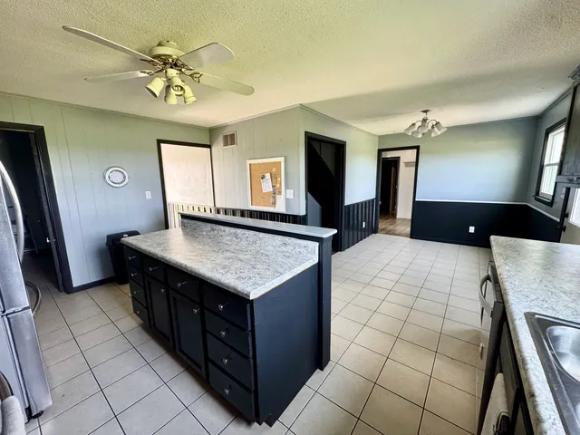 a kitchen with a sink appliances and cabinets