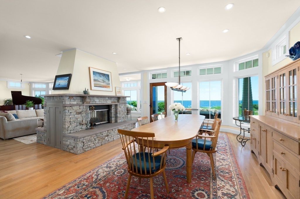 131 Atlantic Road Gloucester, MA 01930 - Photo 12 of 40 a view of a dining room with furniture window and outside view
