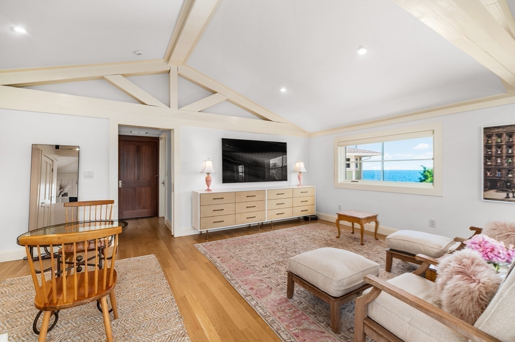 131 Atlantic Road Gloucester, MA 01930 - Photo 35 of 40 a living room with furniture and a flat screen tv