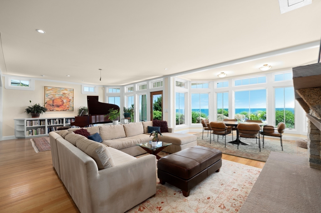 131 Atlantic Road Gloucester, MA 01930 - Photo 7 of 40 a living room with furniture and a large window
