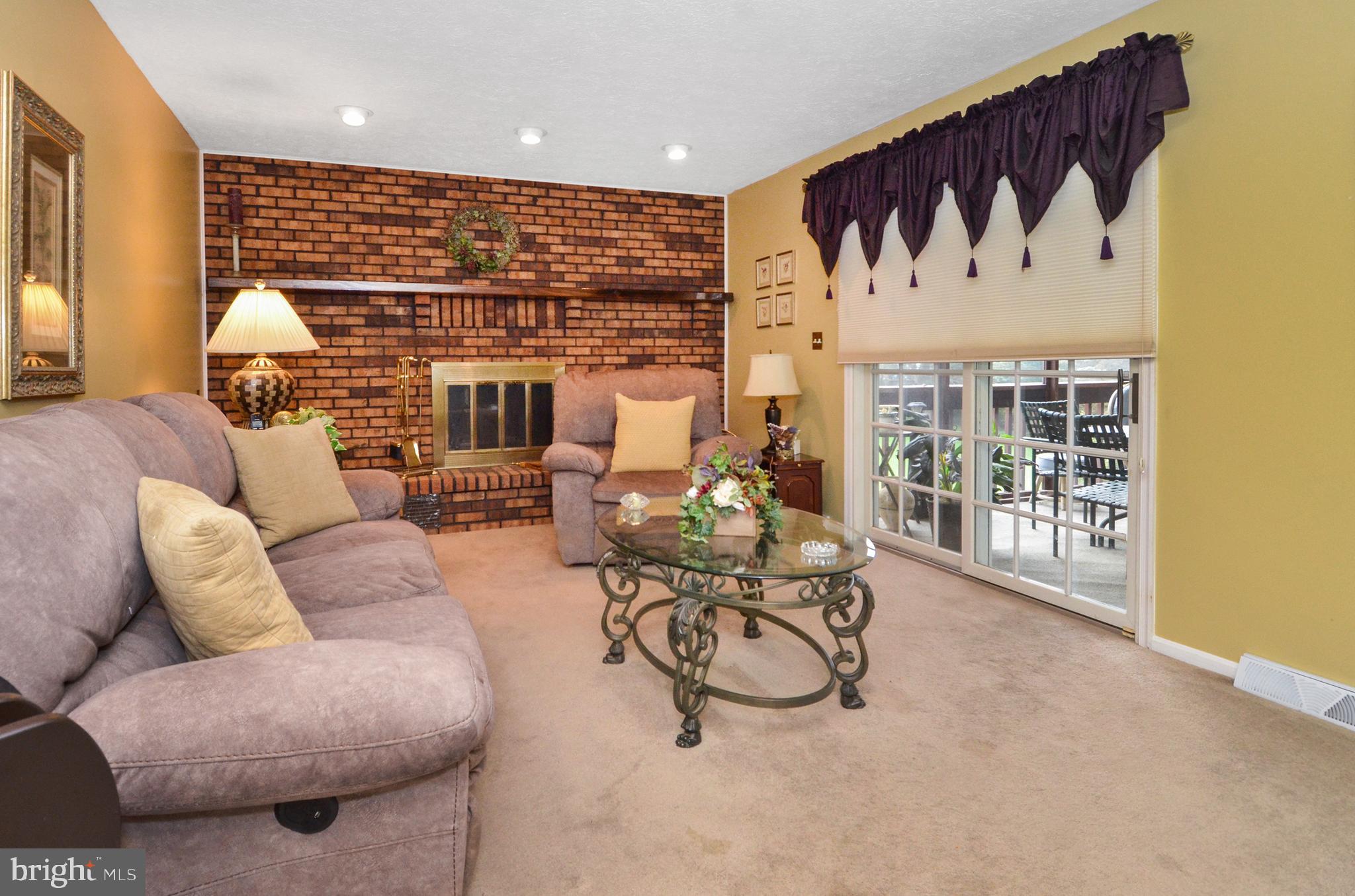 3208 Hunt Road Fallston, MD 21047 - Photo 21 of 44 Family Room with Wood Burning Fireplace