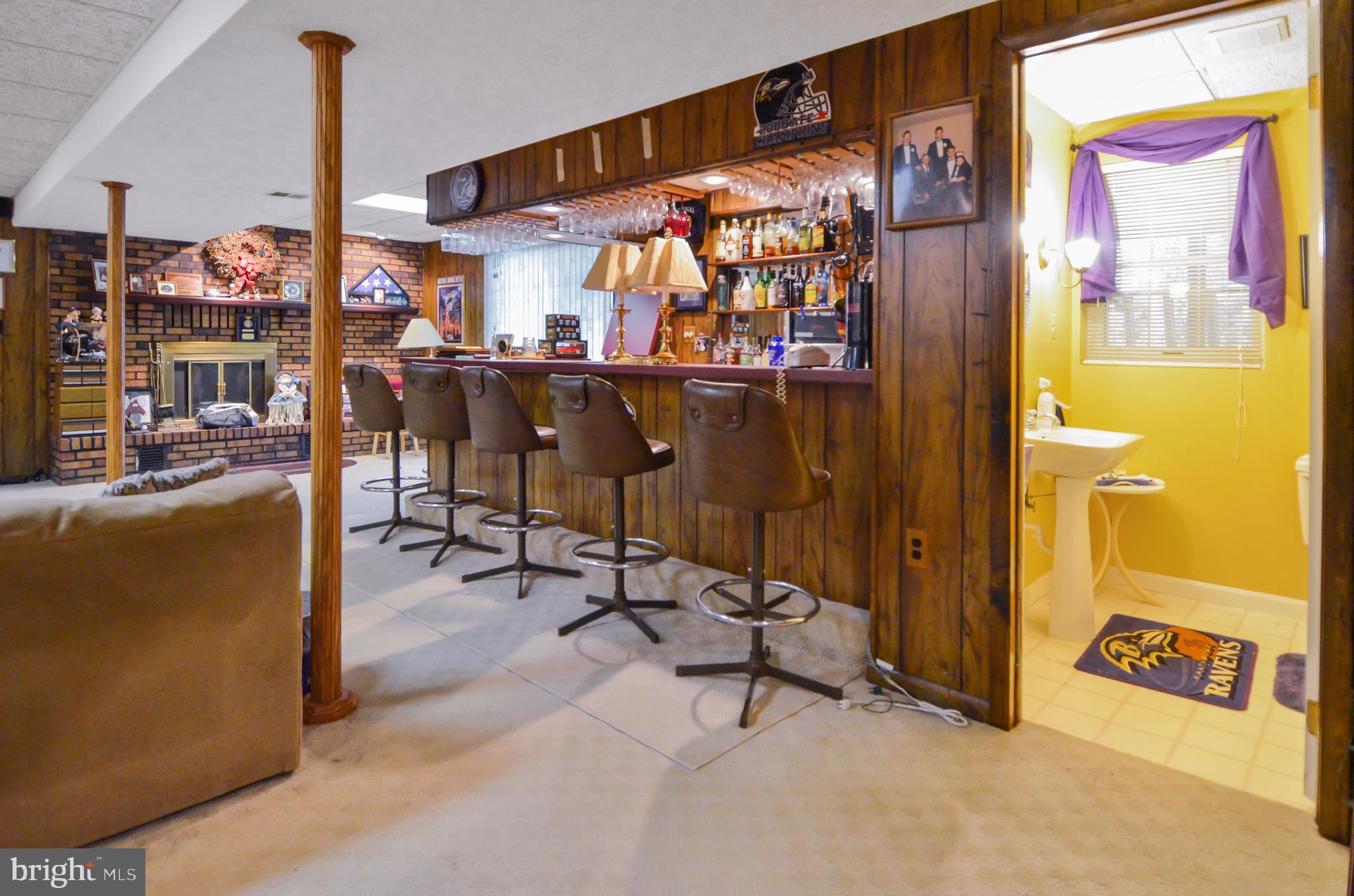 3208 Hunt Road Fallston, MD 21047 - Photo 38 of 44 Fully Finished Lower Level - Bar