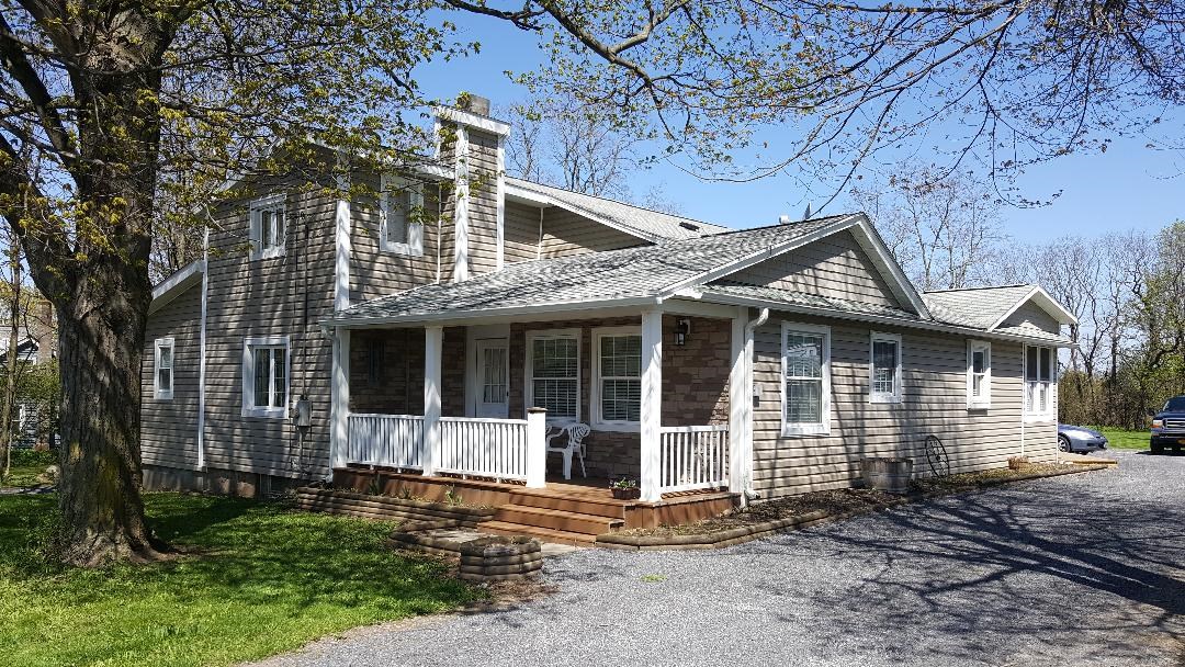 front of the house with a nice covered porch