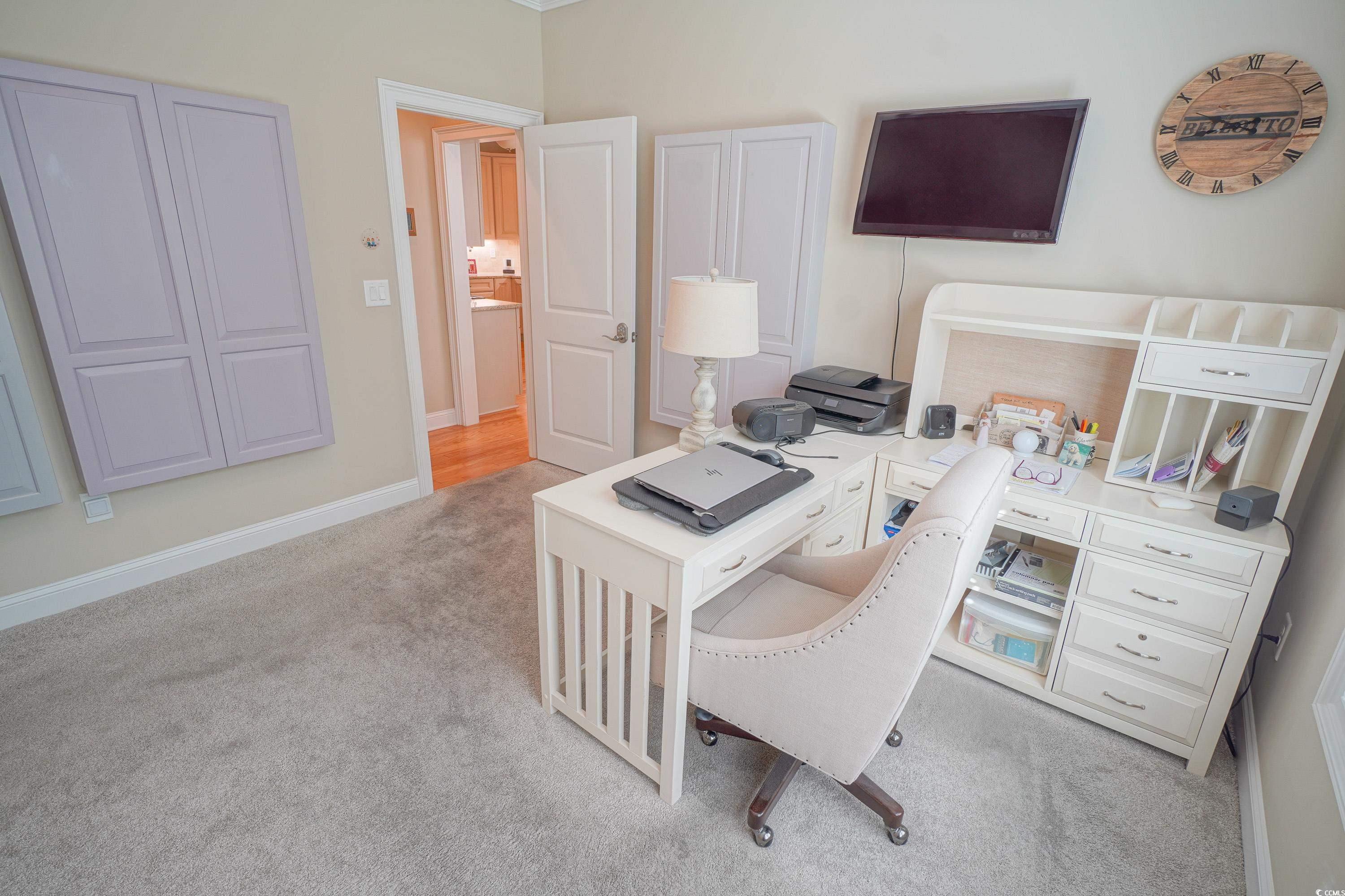 625 Whispering Pines Court Murrells Inlet, SC 29576 - Photo 21 of 36 Office space or bedroom with light colored carpet and baseboards