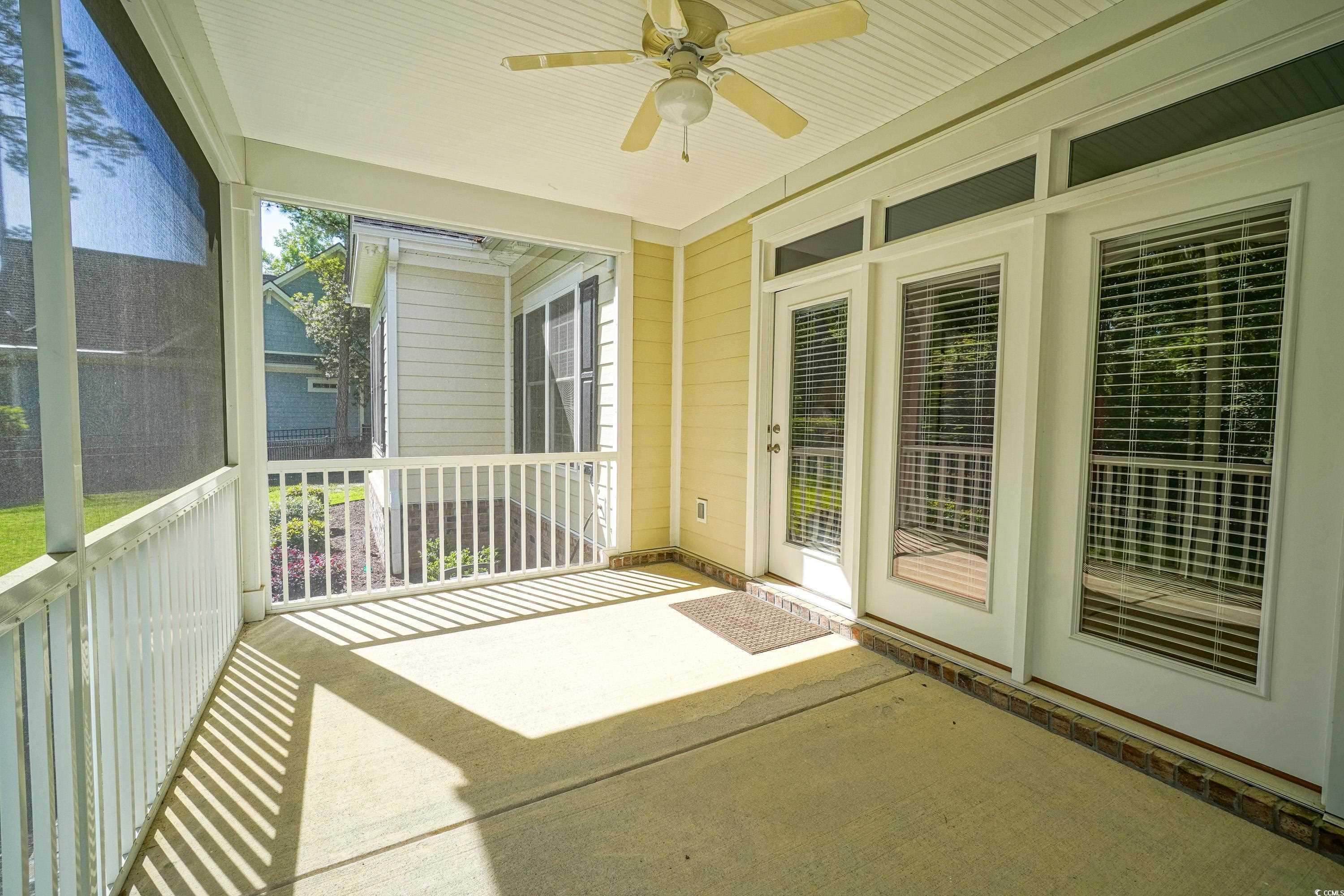 625 Whispering Pines Court Murrells Inlet, SC 29576 - Photo 29 of 36 Screen Room with ceiling fan