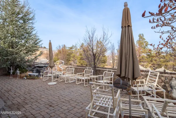 a view of a outdoor space with a patio