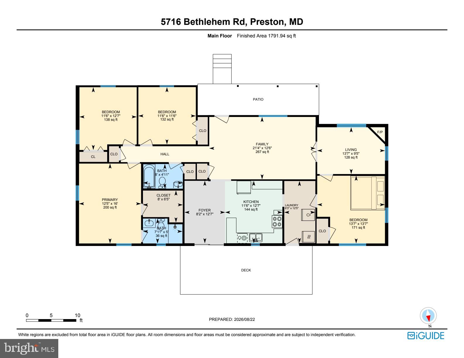 5716 Bethlehem Road Preston, MD 21655 - Photo 34 of 37 Spacious layout in Preston, MD home.
