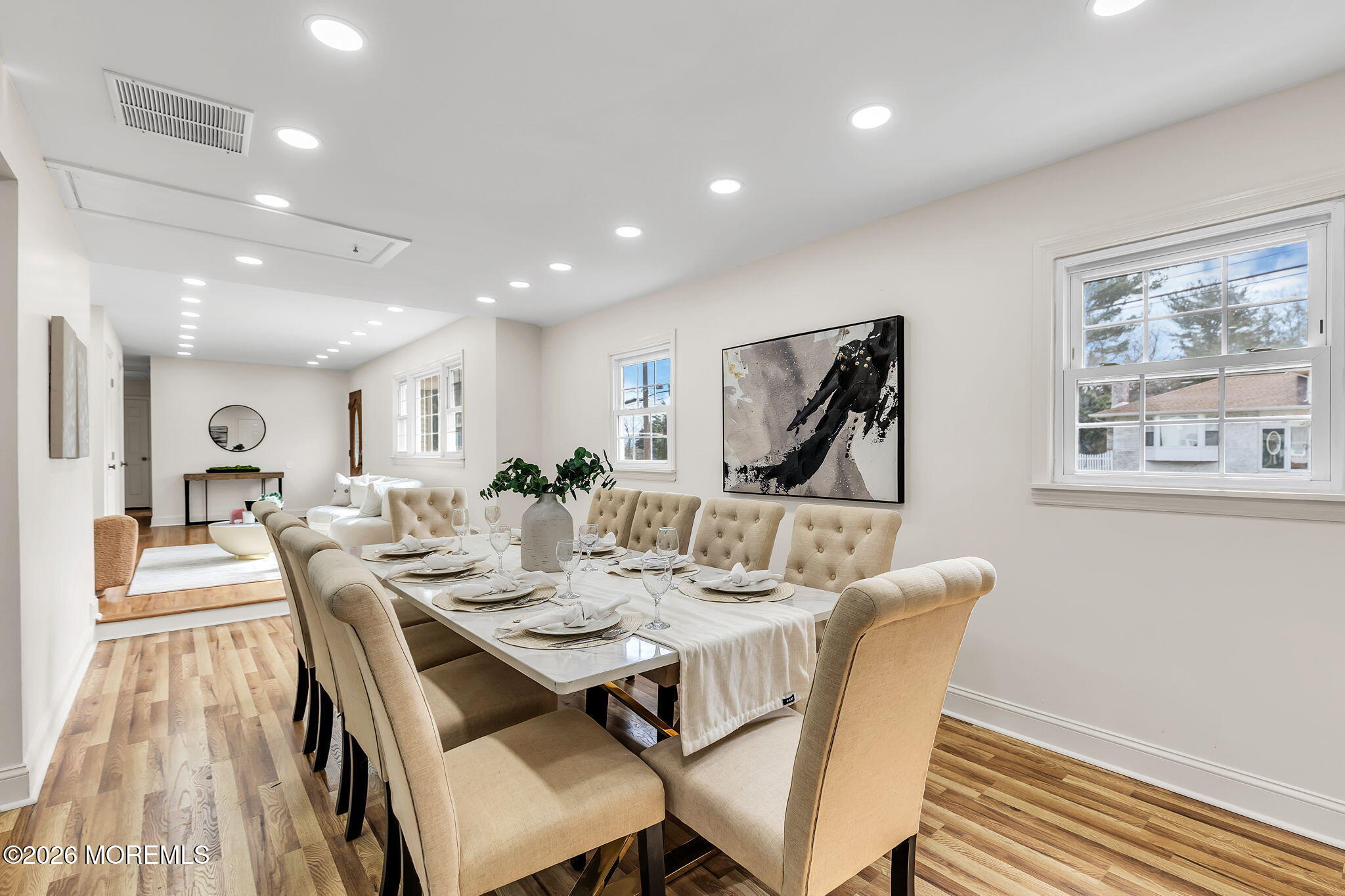 50 Westbrook Road Howell, NJ 07731 - Photo 13 of 73 a view of a dining room with furniture window and wooden floor