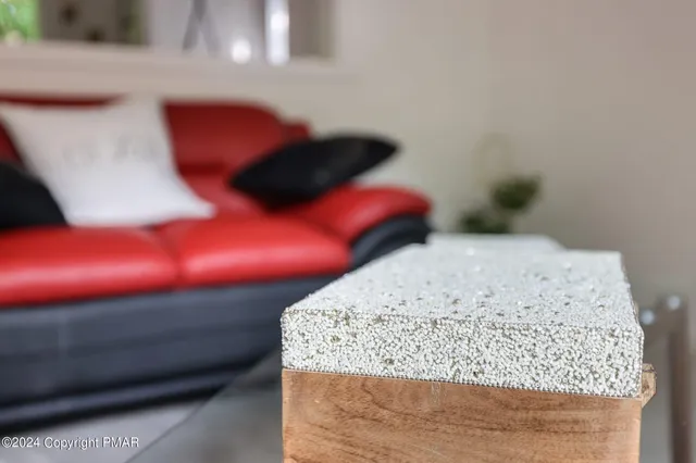 a view of a wooden door