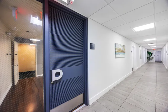 a view of livingroom with hallway