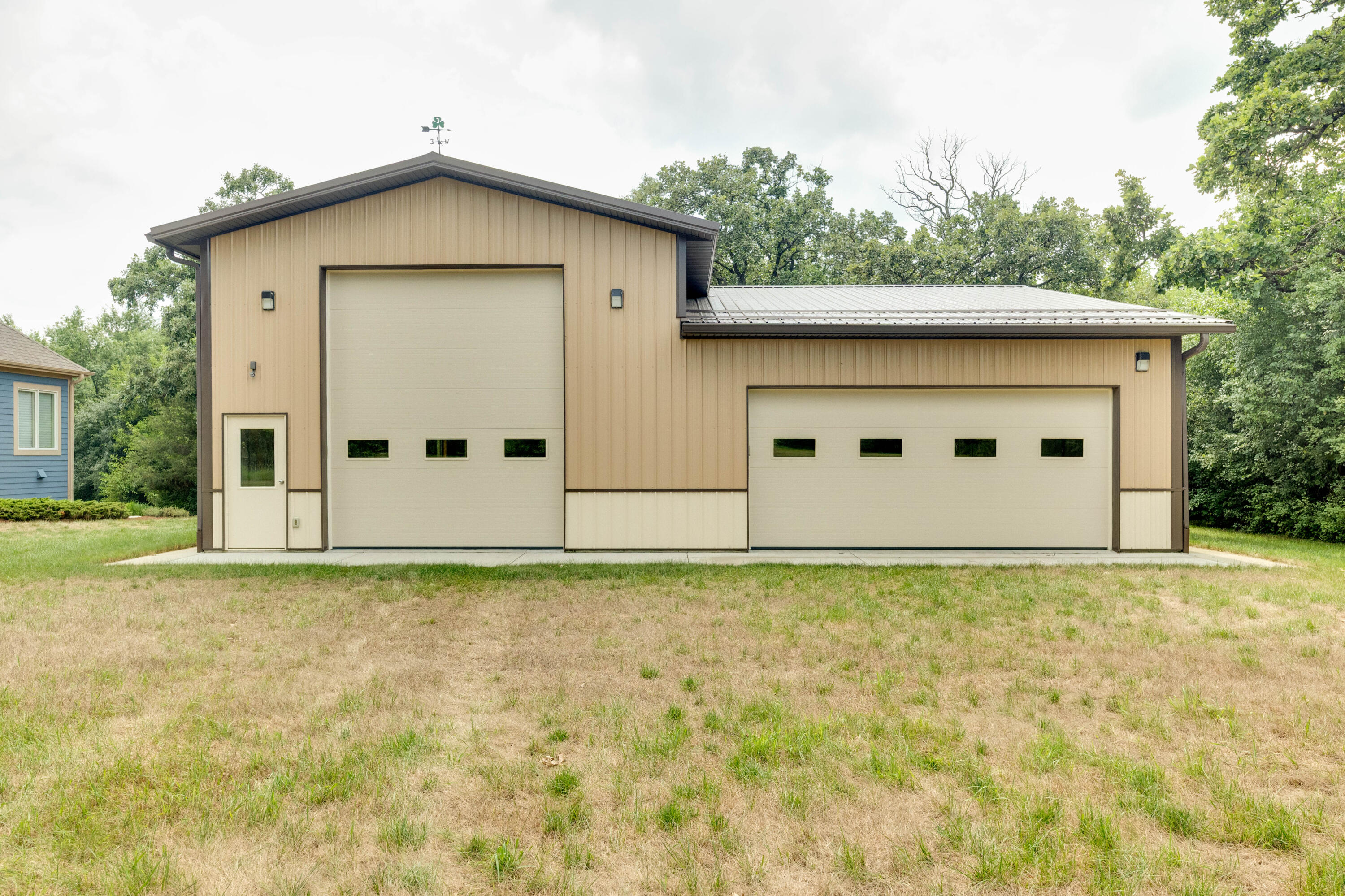 S63-w34455 Piper Road Eagle, WI 53119 - Photo 2 of 56 2016-built 64' x 48' outbuilding