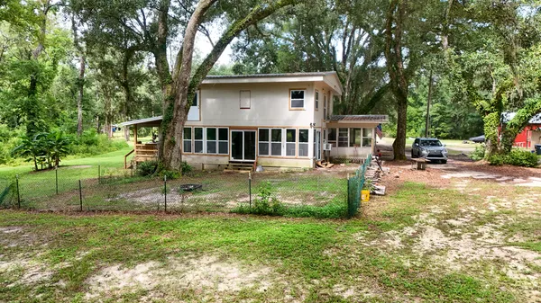 a view of outdoor space and trees