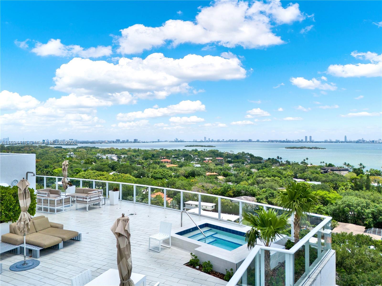 4250 Biscayne Boulevard, Unit 1607 Miami, FL 33137 - Photo 10 of 21 a view of a terrace with furniture