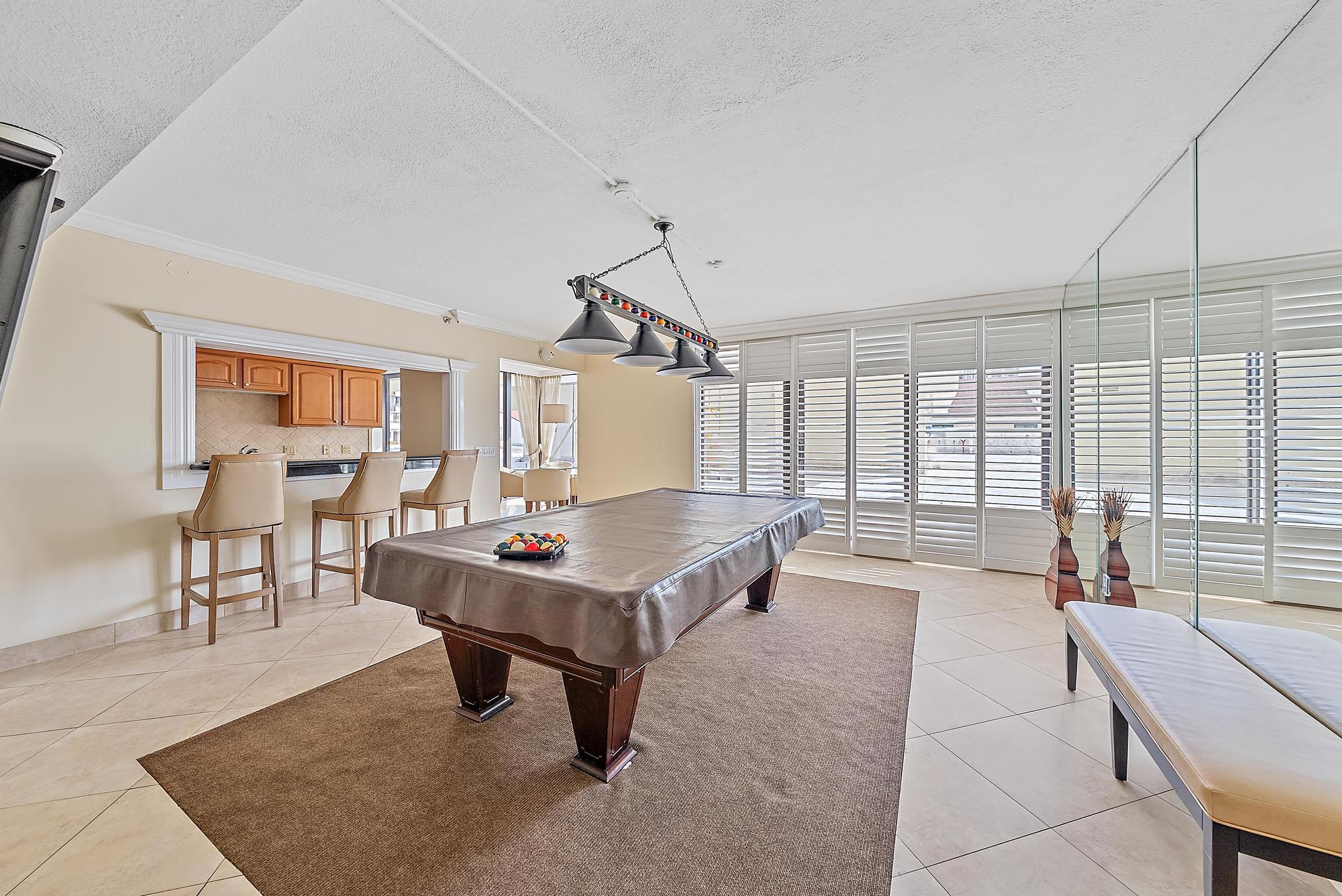 3970 North Ocean Drive, Unit 6 Singer Island, FL 33404 - Photo 46 of 55 Community Billards