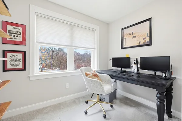 a view of a workspace with a window