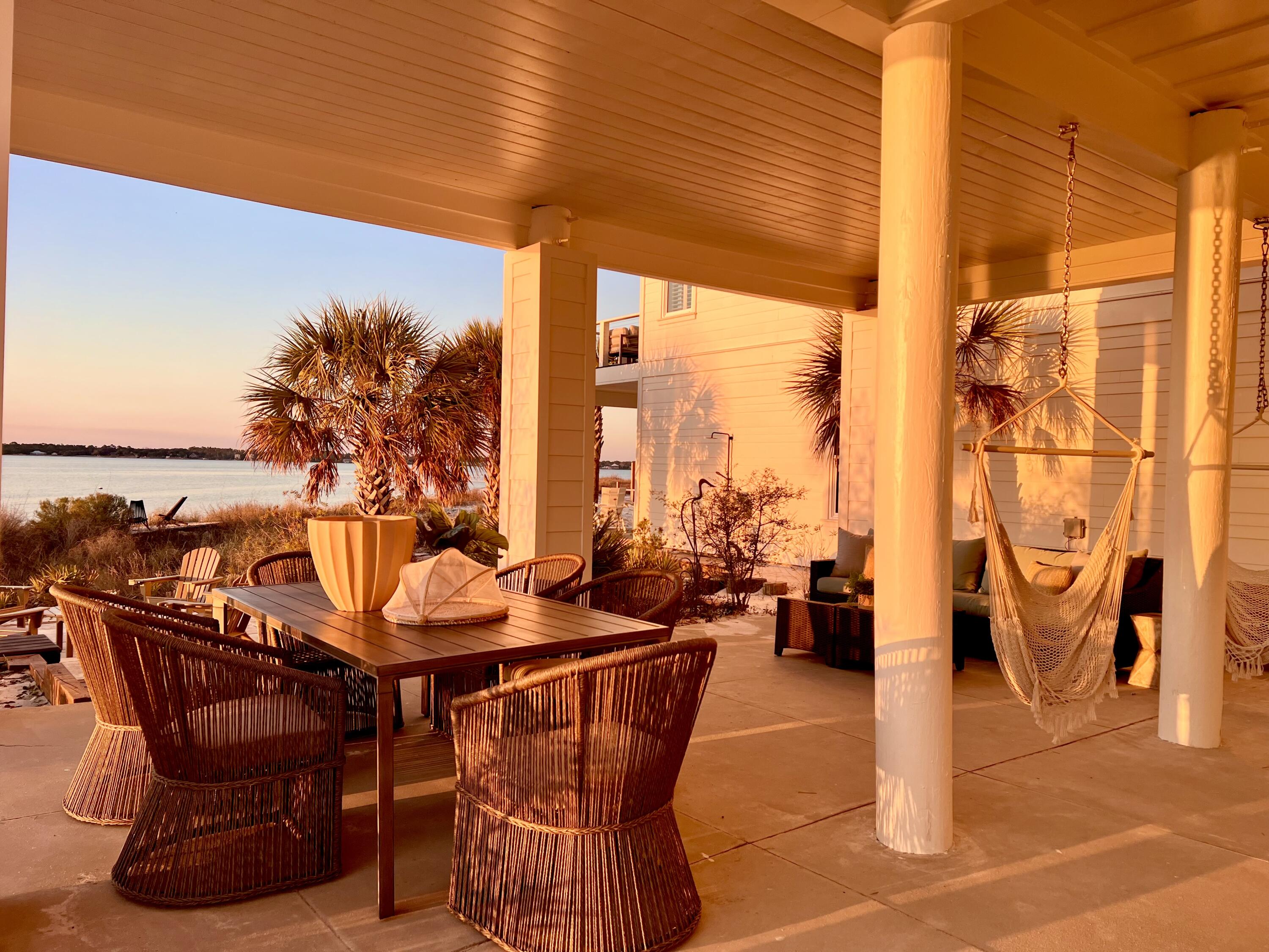 1466 Seaside Circle Navarre, FL 32566 - Photo 55 of 69 REAR PORCH SUNSET