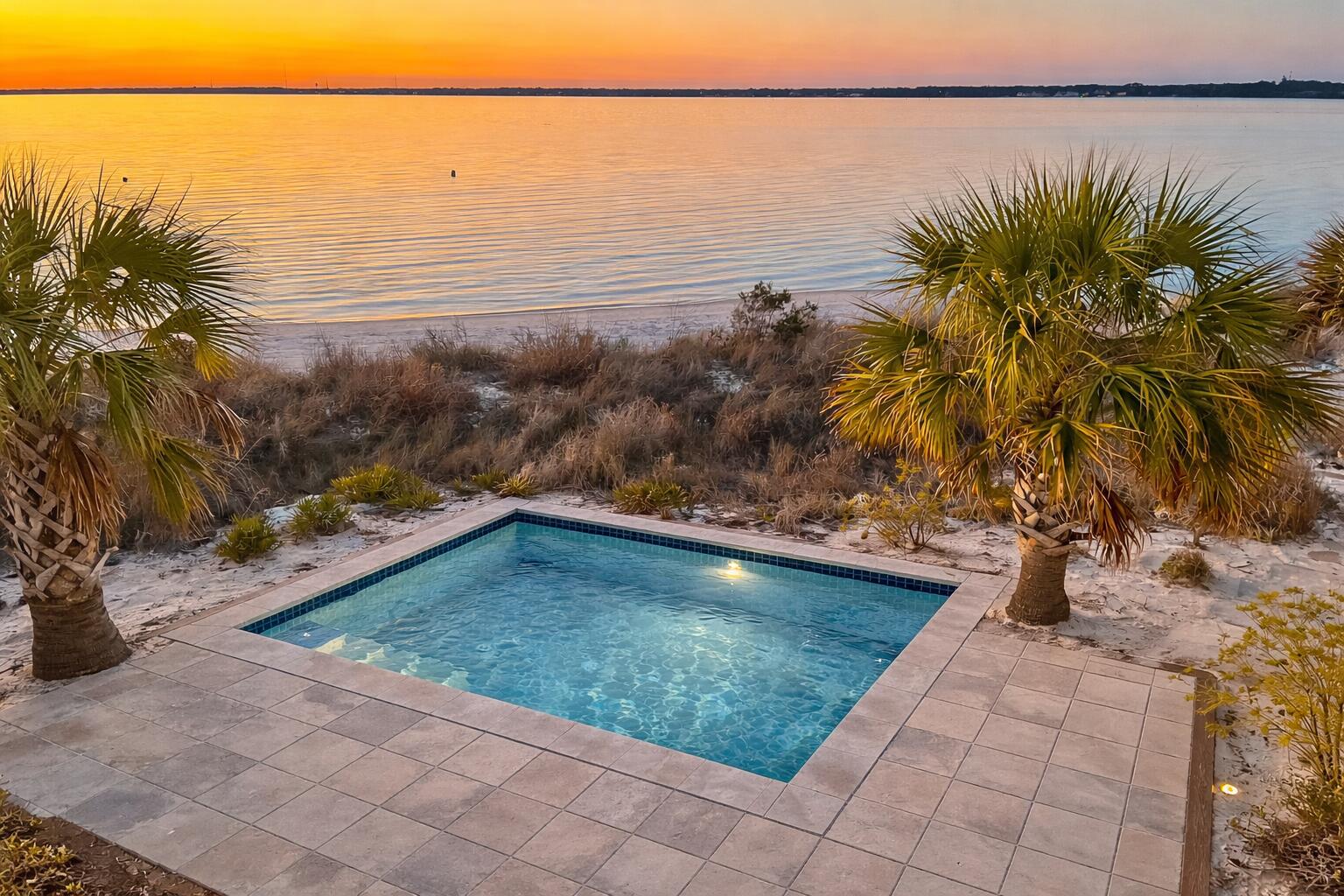 1466 Seaside Circle Navarre, FL 32566 - Photo 61 of 69 Virtual backyard pool
