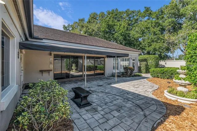 a house view with a sitting space