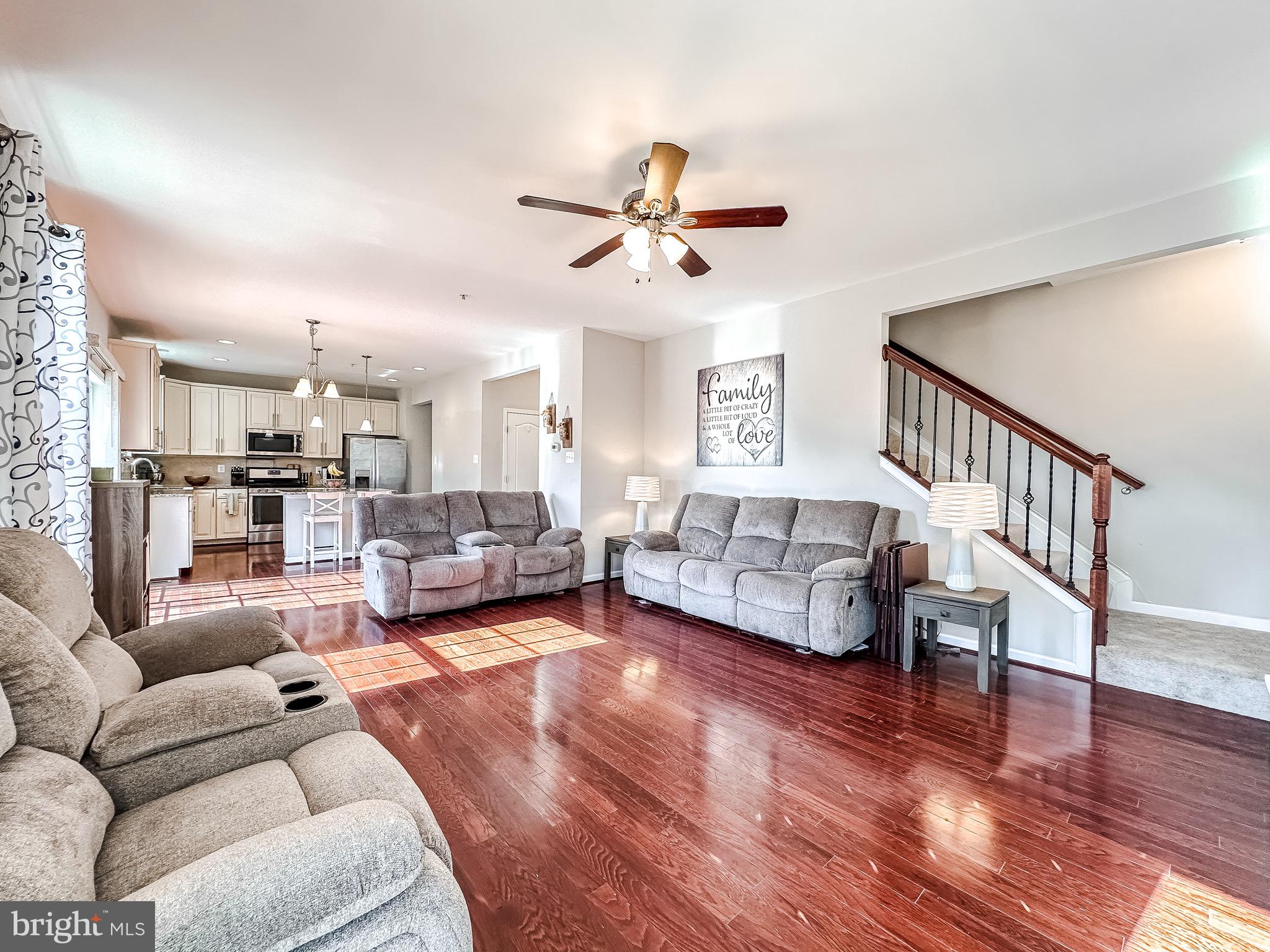 10503 Braddock Run Road Baltimore, MD 21220 - Photo 4 of 64 a living room with furniture or couch and a wooden floor