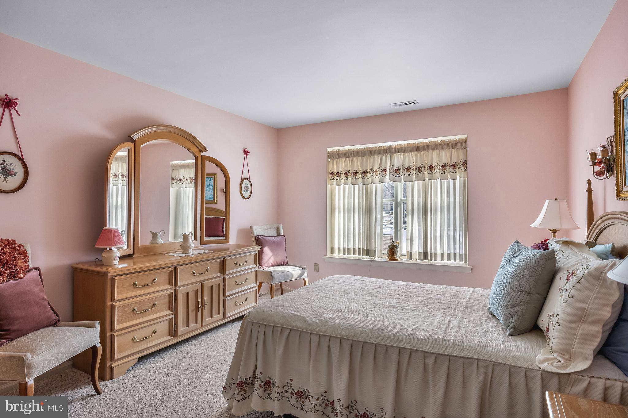 3522B Neils Court Mount Laurel, NJ 08054 - Photo 9 of 25 a bedroom with a large bed and a large window
