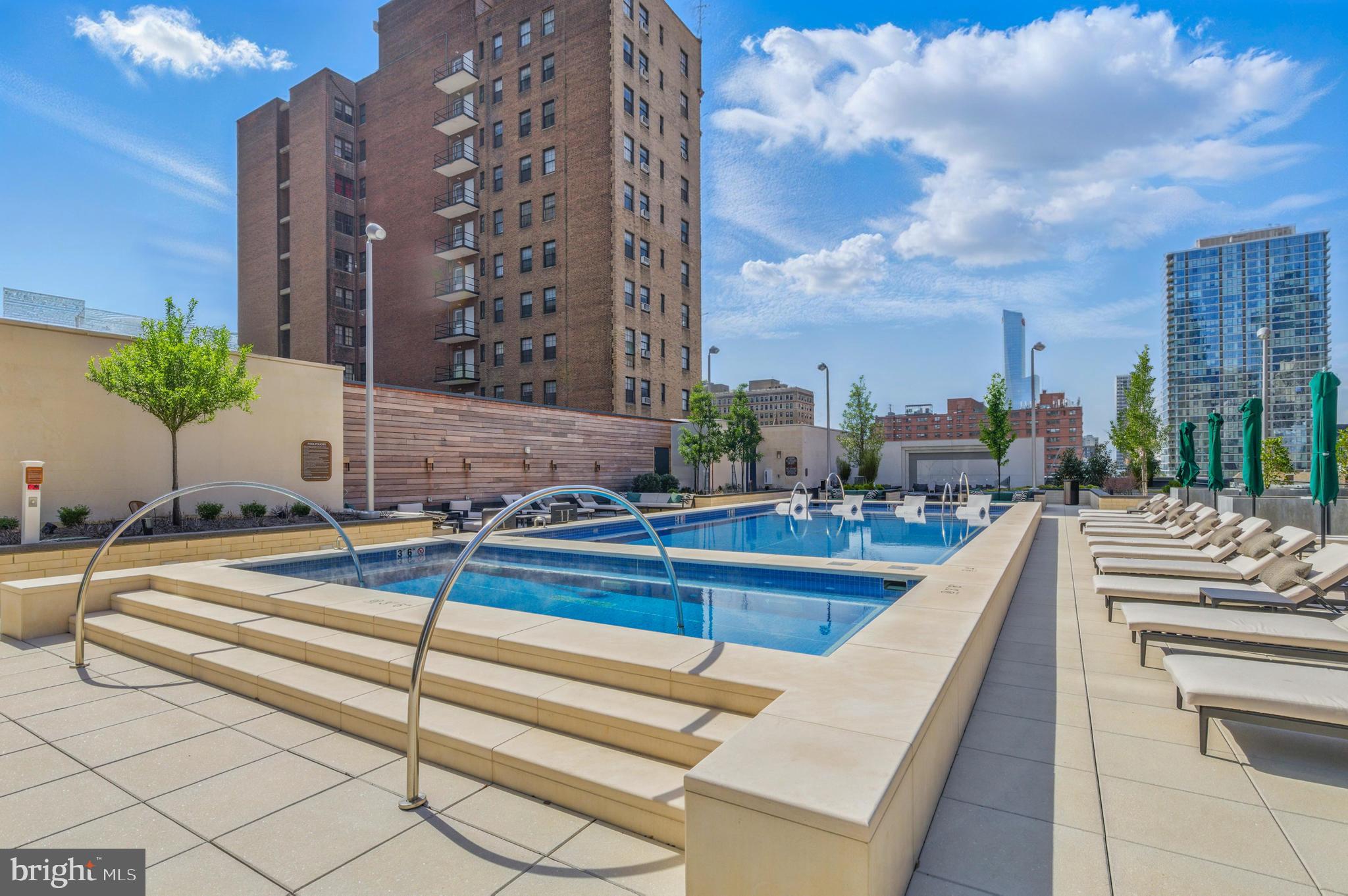 1911 Walnut Street, Unit 3304 Philadelphia, PA 19103 - Photo 20 of 35 a view of balcony with outdoor seating and city view