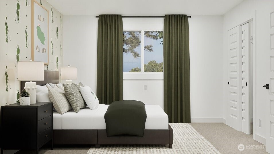 547 Silver Frost Drive Sequim, WA 98382 - Photo 11 of 15 a living room with furniture and a gate