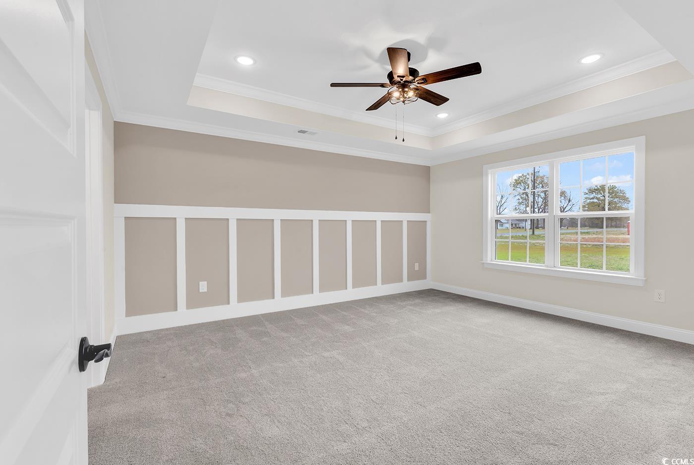 3538 Good Luck Road Aynor, SC 29511 - Photo 21 of 34 Carpeted spare room with a raised ceiling, recesse