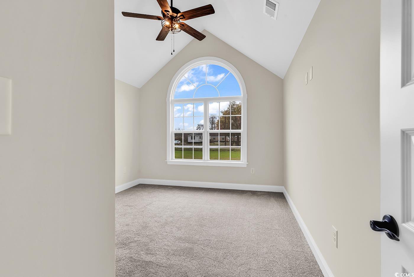 3538 Good Luck Road Aynor, SC 29511 - Photo 30 of 34 Carpeted empty room featuring a ceiling fan, baseb