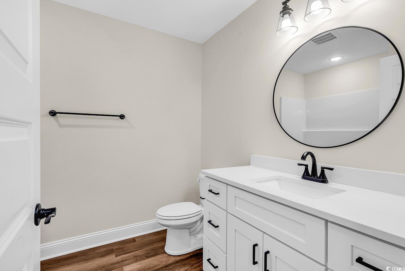 3538 Good Luck Road Aynor, SC 29511 - Photo 33 of 34 Bathroom with visible vents, baseboards, toilet, w