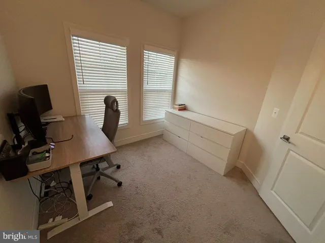 a view of workspace with windows cabinet