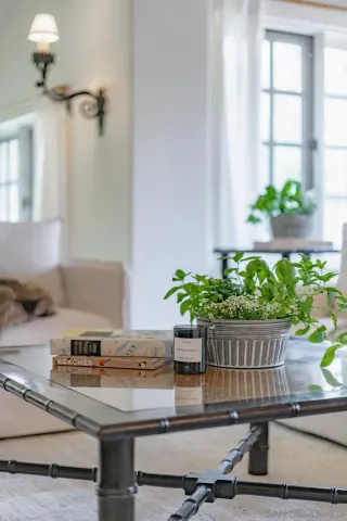 a view of painting on the wall