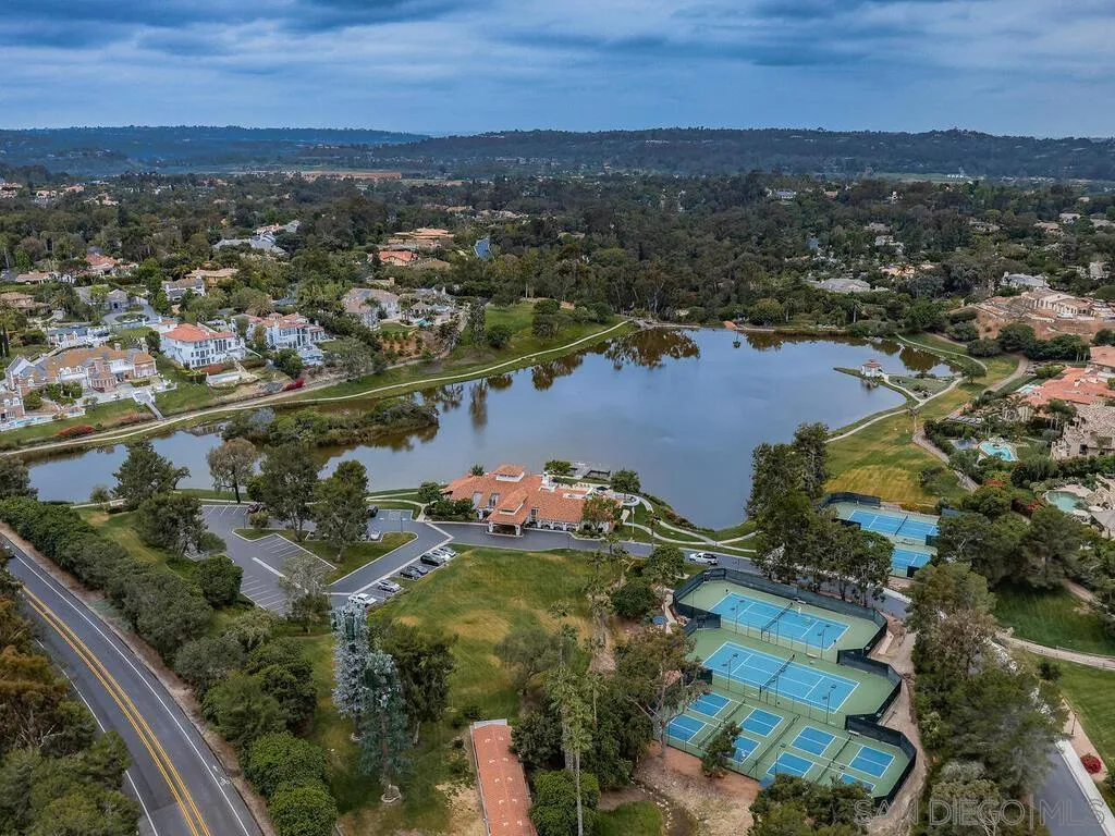 17116 Paseo Hermosa, Unit A Rancho Santa Fe, CA 92067 - Photo 43 of 47 an aerial view of residential houses with outdoor space