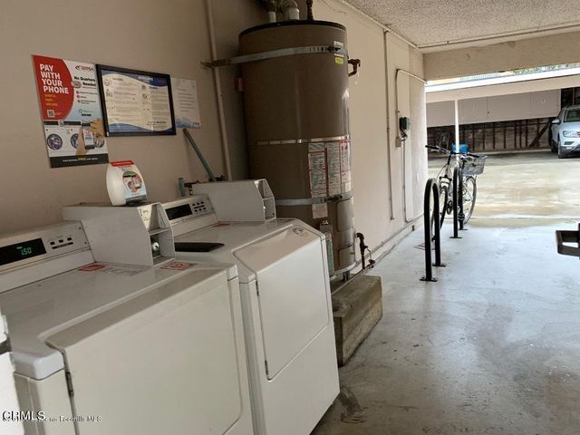 a room with storage and utility