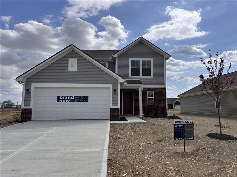 4005 Chakeres Avenue Springfield, OH 45505 - Photo 1 of 19 This newly constructed residence showcases a contemporary design with a welcoming entrance.