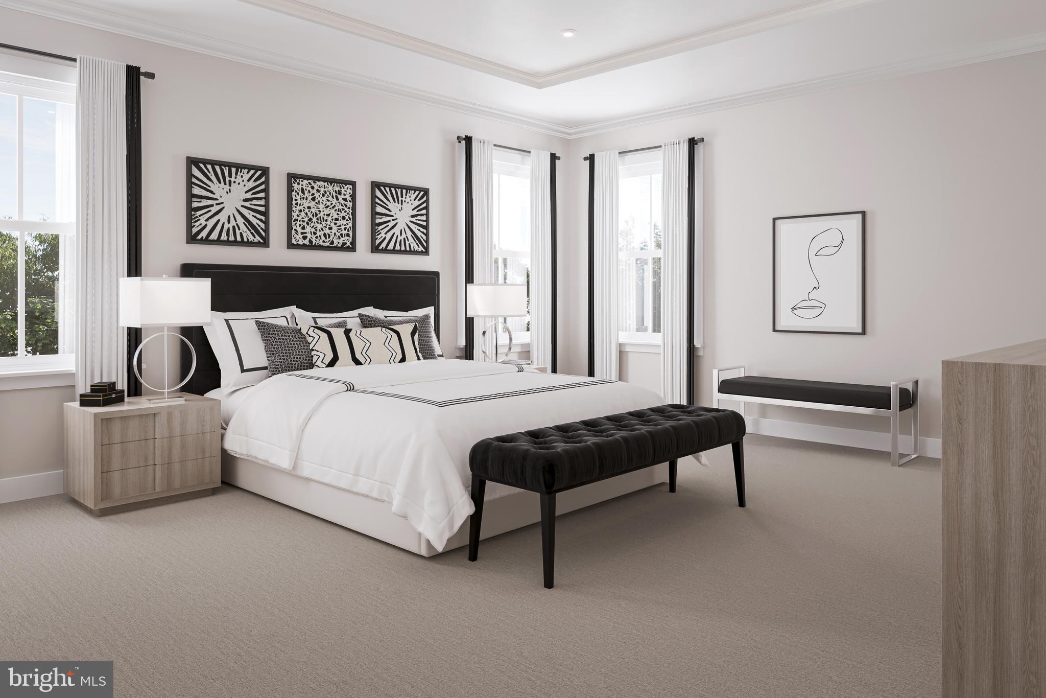 8 Blazing Star Street Frederick, MD 21702 - Photo 5 of 15 a bedroom with furniture and a large window