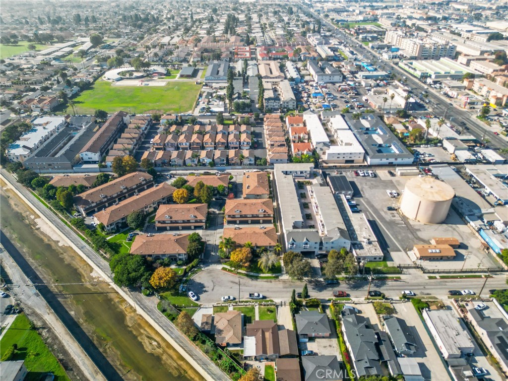 14429 Chardon Avenue, Unit 41 Hawthorne, CA 90250 - Photo 25 of 27 an aerial view of residential houses with outdoor space