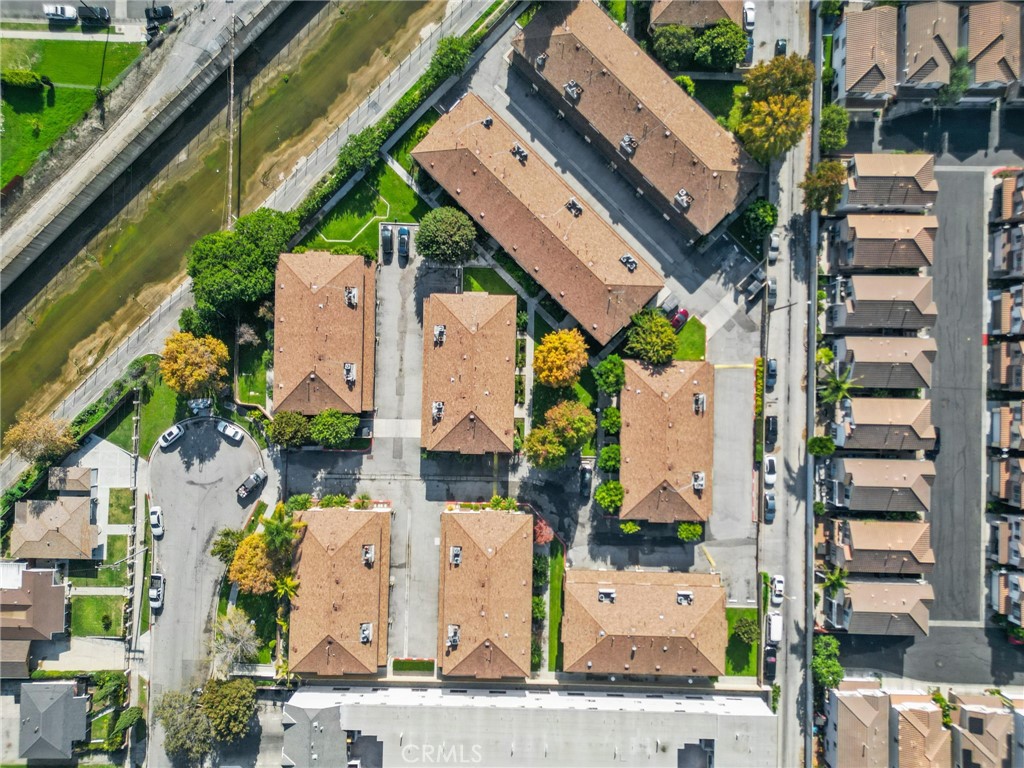 14429 Chardon Avenue, Unit 41 Hawthorne, CA 90250 - Photo 27 of 27 an aerial view of residential houses with outdoor space