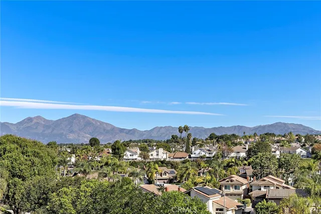 a view of a city with sunset view