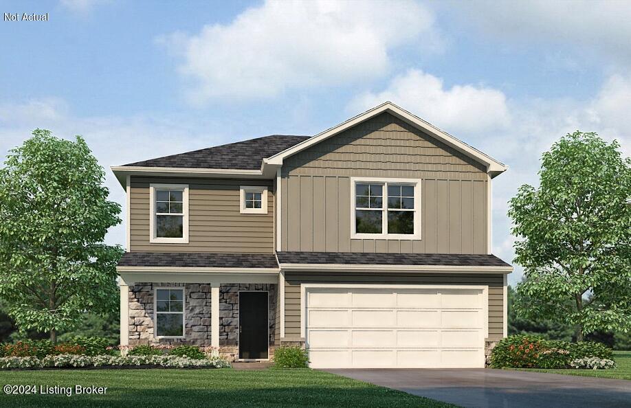 161 Coral Rdg Way Brooks, KY 40109 - Photo 1 of 18 X423-Elevation-D3-2CARFL-CS1