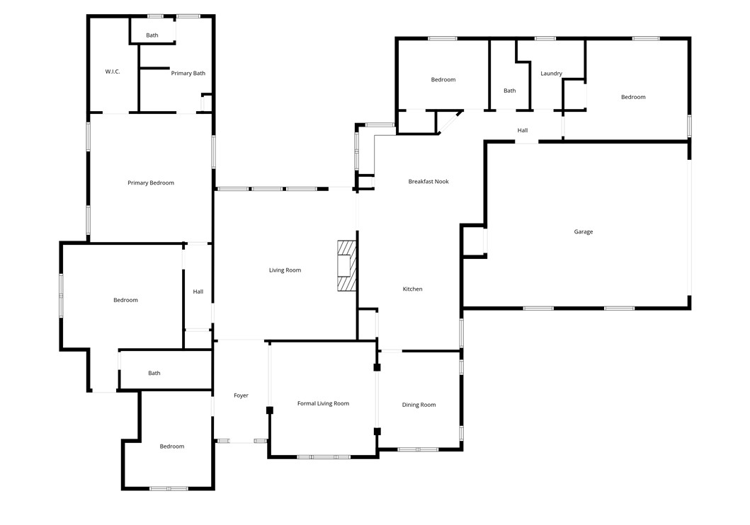 417 Morgan Street Franklin, TX 77856 - Photo 7 of 42 a picture of floor plan
