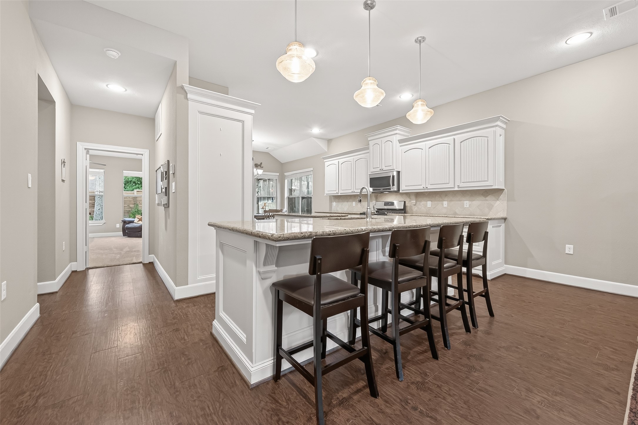 112 Timberside Drive Conroe, TX 77304 - Photo 16 of 50 breakfast bar for casual dining, on-the-go meals