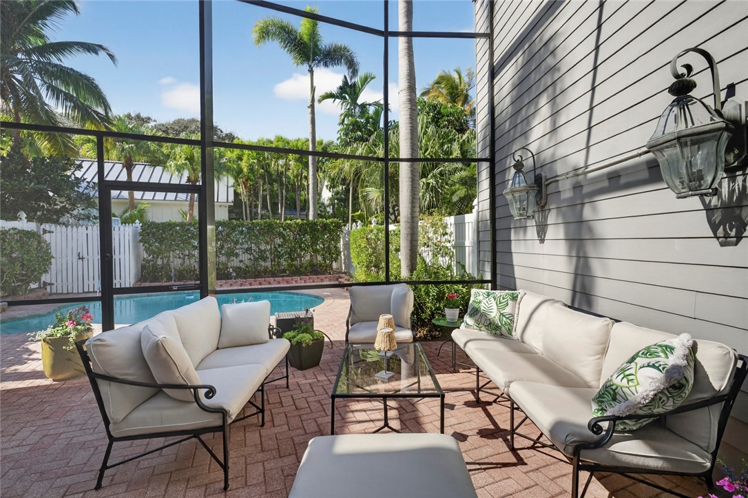 2525 Ocean Drive, Unit 3 Vero Beach, FL 32963 - Photo 28 of 36 a balcony with furniture