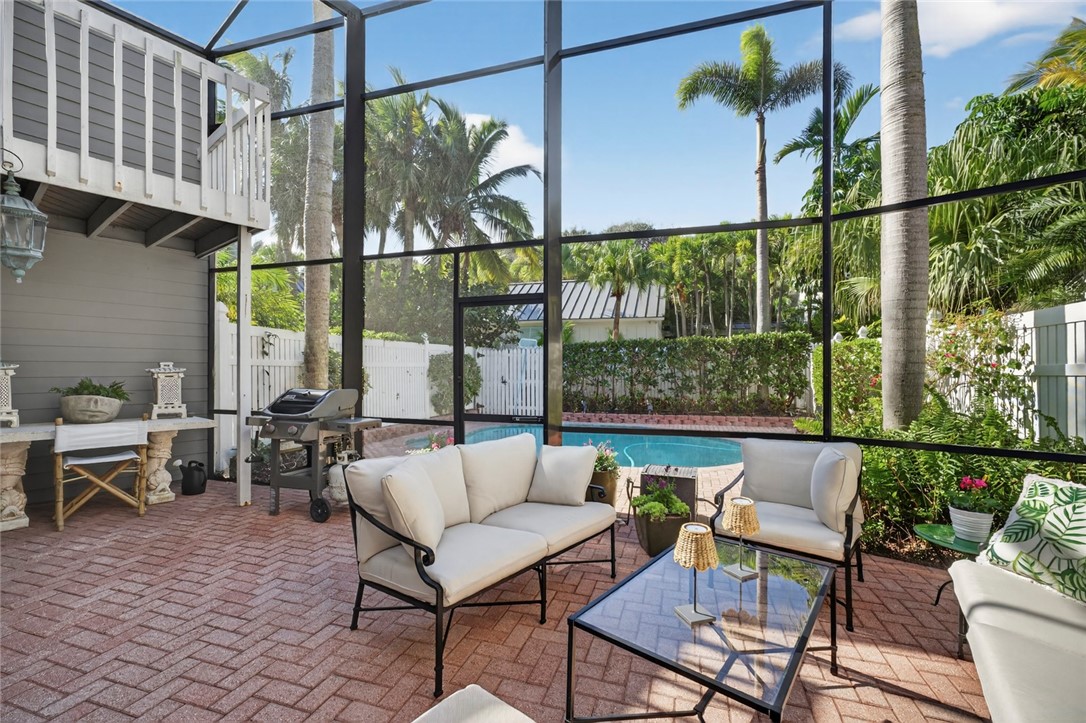 2525 Ocean Drive, Unit 3 Vero Beach, FL 32963 - Photo 29 of 36 an outdoor sitting area with couch