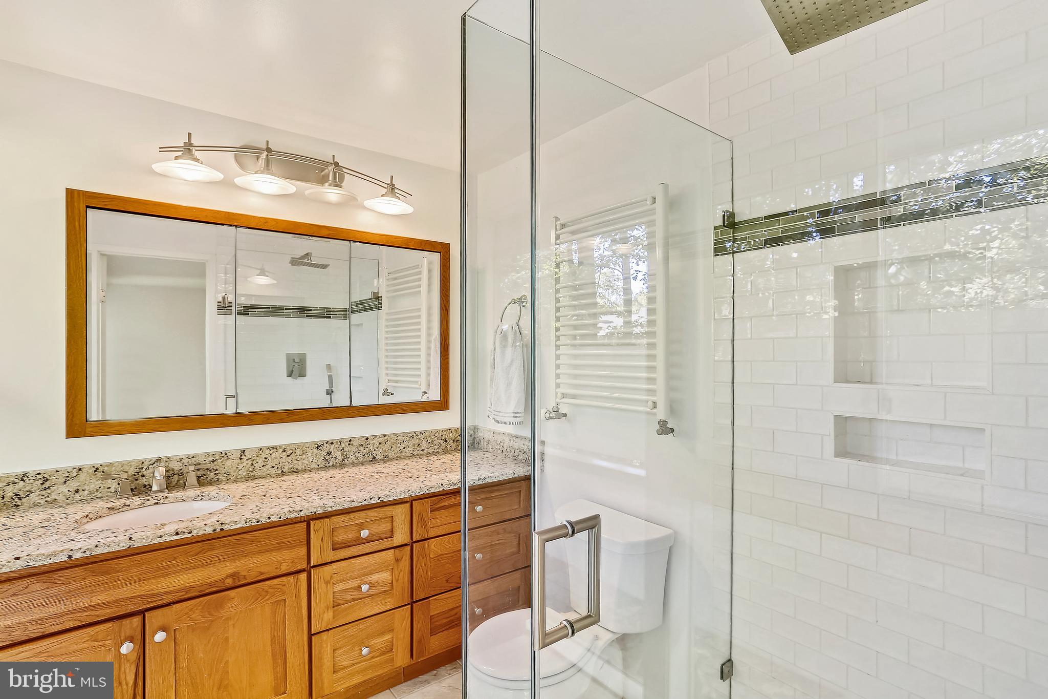 7504 Hamilton Spring Road Bethesda, MD 20817 - Photo 27 of 52 Spacious shower in master bath