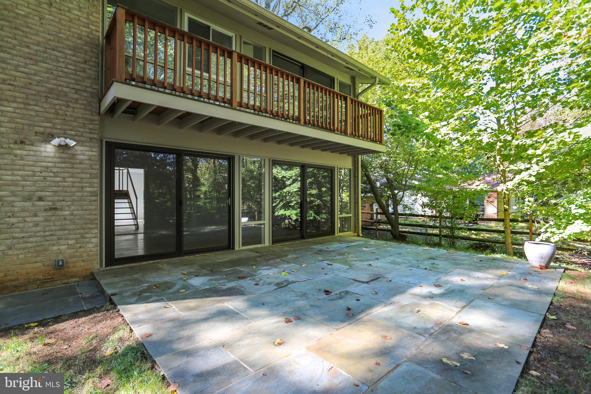 7504 Hamilton Spring Road Bethesda, MD 20817 - Photo 44 of 52 Spacious patio in back garden
