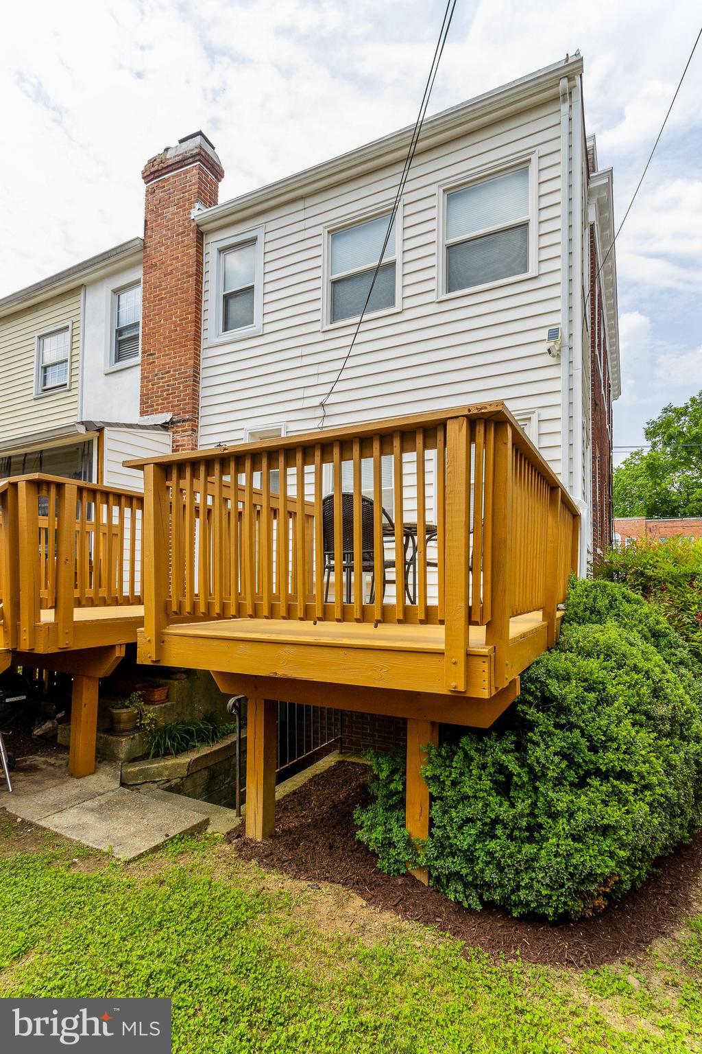 604 Rittenhouse Street Northwest Washington, DC 20011 - Photo 43 of 45 Rear Home View